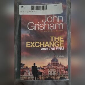 John Grisham The Exchange After The Firm - Paperback Book (Red/Gold Cover)
